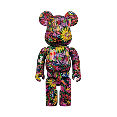 Bearbrick Psychedelic Paisley 1000%