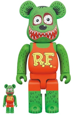 Bearbrick Rat Fink 100% & 400% Set Buy Bearbrick Rat Fink 100% & 400% Set