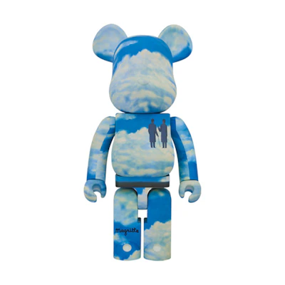 Bearbrick Rene Magritte "La Reconaissance Infine 1963/The Castle of the Pyrenees" 1000%