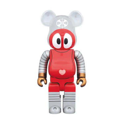 Bearbrick Robocon 1000% Red/Grey