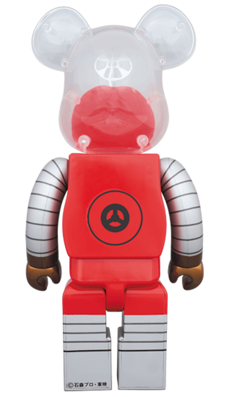 Bearbrick Robocon 1000% Red/Grey 圖 2