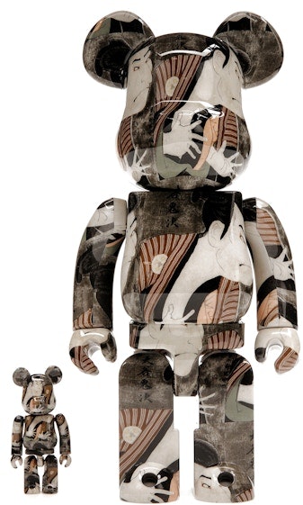 bearbrick-sharaku-toshusai-otani-oniji-iii-as-yakko-edobei-100-and-400-set