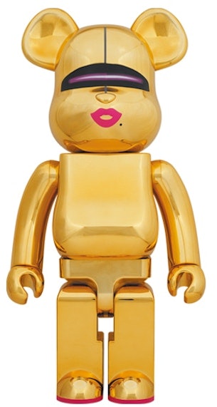 bearbrick-sorayama-x-2-g-1000-gold-ver