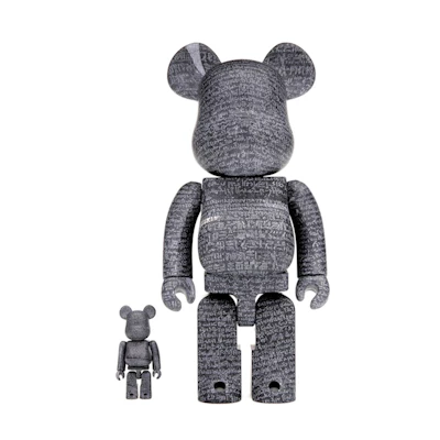 Bearbrick The British Museum (The Rosetta Stone) 100% & 400% Set