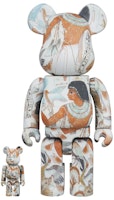 Bearbrick The British Museum (Tomb-Painting of Nebamun) 100% & 400% Set Bearbrick The British Museum (Tomb-Painting of Nebamun) 100% & 400% Set