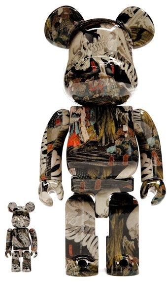 bearbrick-utagawa-kuniyoshi-the-haunted-old-palace-at-soma-100-and-400-set