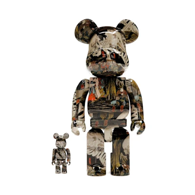 Bearbrick Utagawa Kuniyoshi (The Haunted Old Palace at Soma) 100% & 400% Set