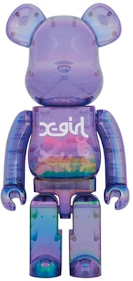 Bearbrick X-girl 1000% 透明紫色款 Buy Bearbrick X-girl 1000% 透明紫色款