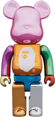 Bearbrick x A Bathing Ape 25th Anniversary 400% Multi Buy Bearbrick x A Bathing Ape 25th Anniversary 400% Multi