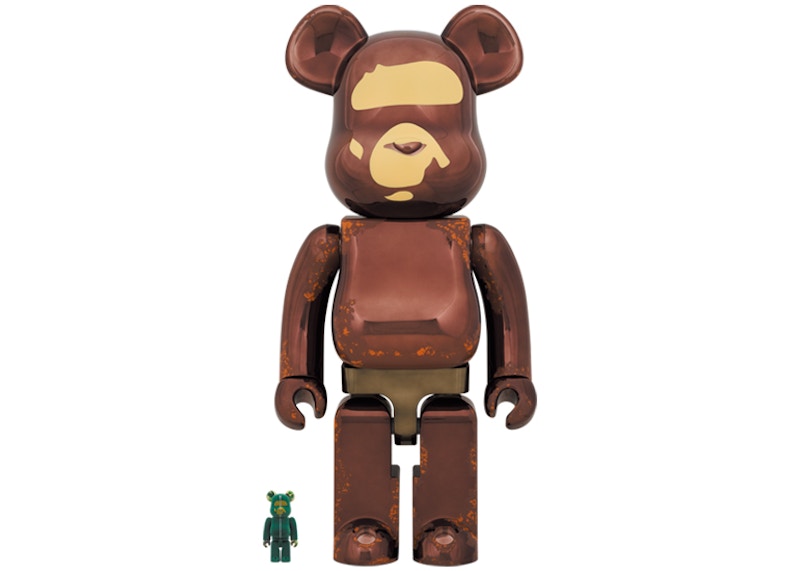 Bearbrick x A Bathing Ape x Readymade 100% & 1000% Set