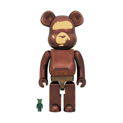 A Bathing Ape Readymade Bearbrick 100% & 1000% Set