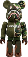 Bearbrick x A Bathing Ape x Readymade 100% y 400% Set 'Oliva' Order Bearbrick x A Bathing Ape x Readymade 100% y 400% Set 'Oliva'