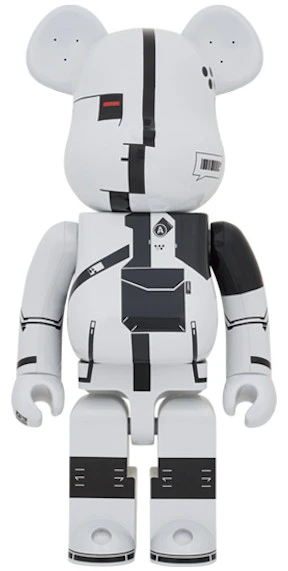 bearbrick-x-acronym-1000-white-chrome