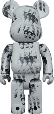 Bearbrick x Andy Warhol 1000% 'Elvis Presley' Buy Bearbrick x Andy Warhol 1000% 'Elvis Presley'