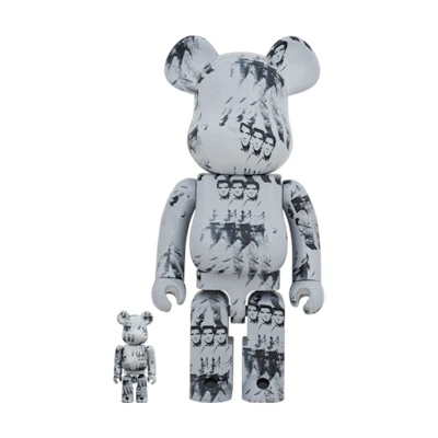 Bearbrick Andy Warhol 100% & 400% Set 'Elvis Presley'