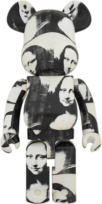 Bearbrick x Andy Warhol "Double Mona Lisa" 1000% White/Black Buy Bearbrick x Andy Warhol "Double Mona Lisa" 1000% White/Black
