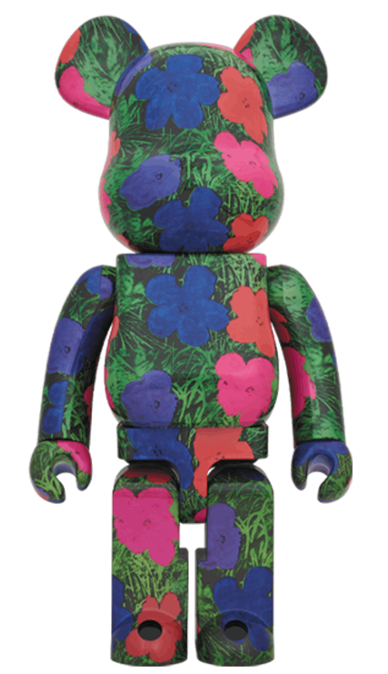 Bearbrick x Andy Warhol "Flowers" 1000%