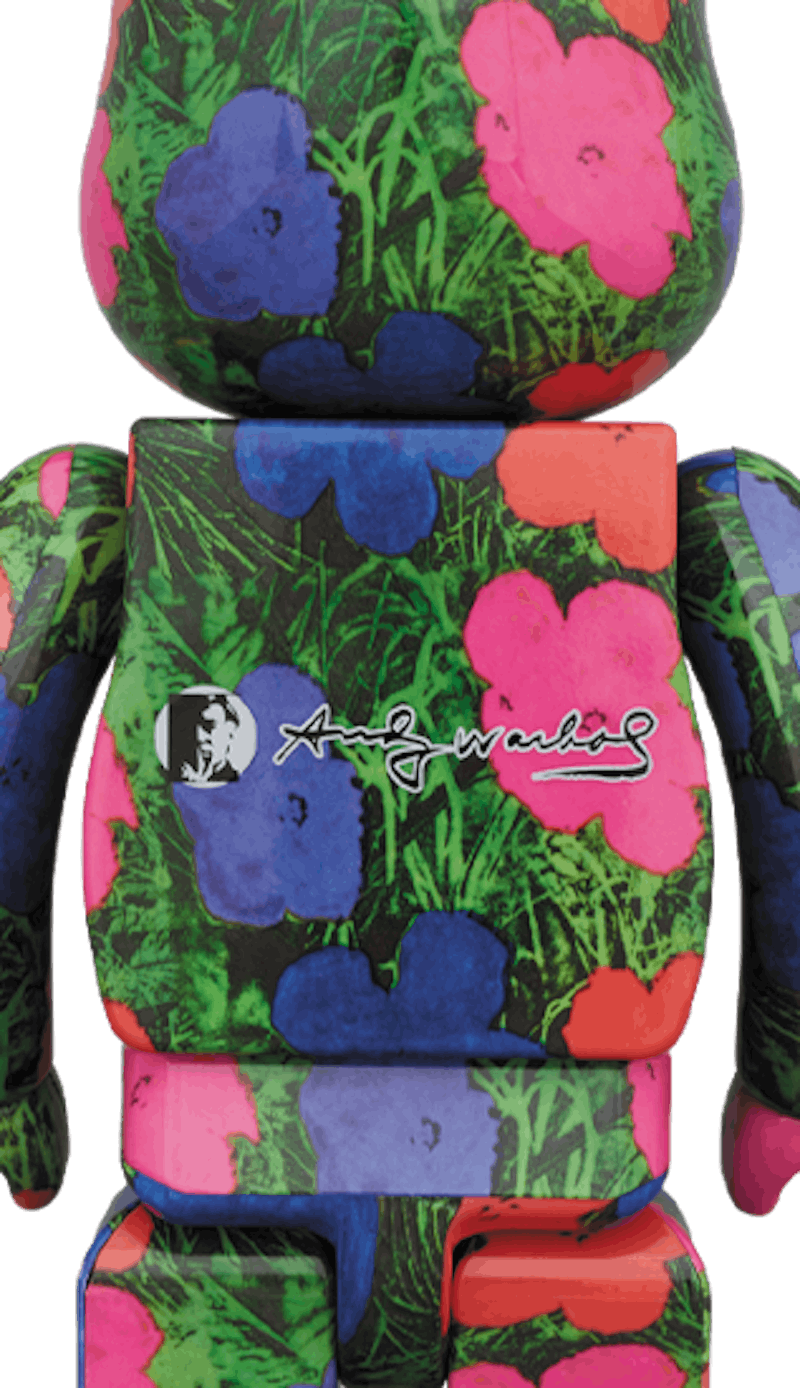 Order Bearbrick x Andy Warhol "Flores" 1000%
