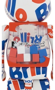 Bearbrick x Andy Warhol Brillo (2022) 1000% Mainan Koleksi Limited Edition Order Bearbrick x Andy Warhol Brillo (2022) 1000% Mainan Koleksi Limited Edition
