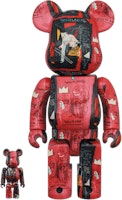 Bearbrick x Andy Warhol x Jean-Michel Basquiat #1 100% & 400% Set Bearbrick x Andy Warhol x Jean-Michel Basquiat #1 100% & 400% Set