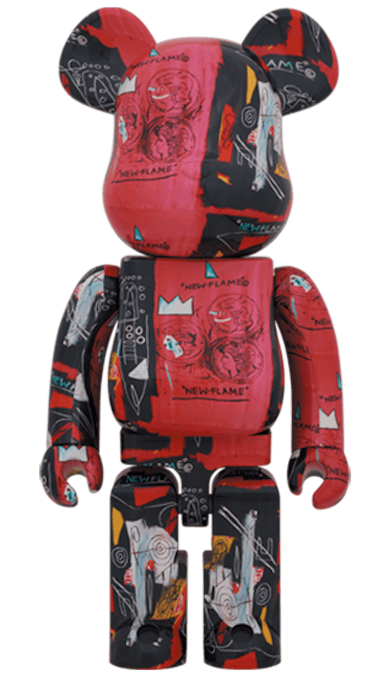 Bearbrick x Andy Warhol x JEAN-MICHEL BASQUIAT #1 1000%