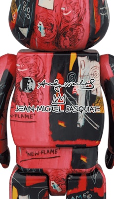 Bearbrick x Andy Warhol x Jean-Michel Basquiat #1 100% & 400% Set Order Bearbrick x Andy Warhol x Jean-Michel Basquiat #1 100% & 400% Set