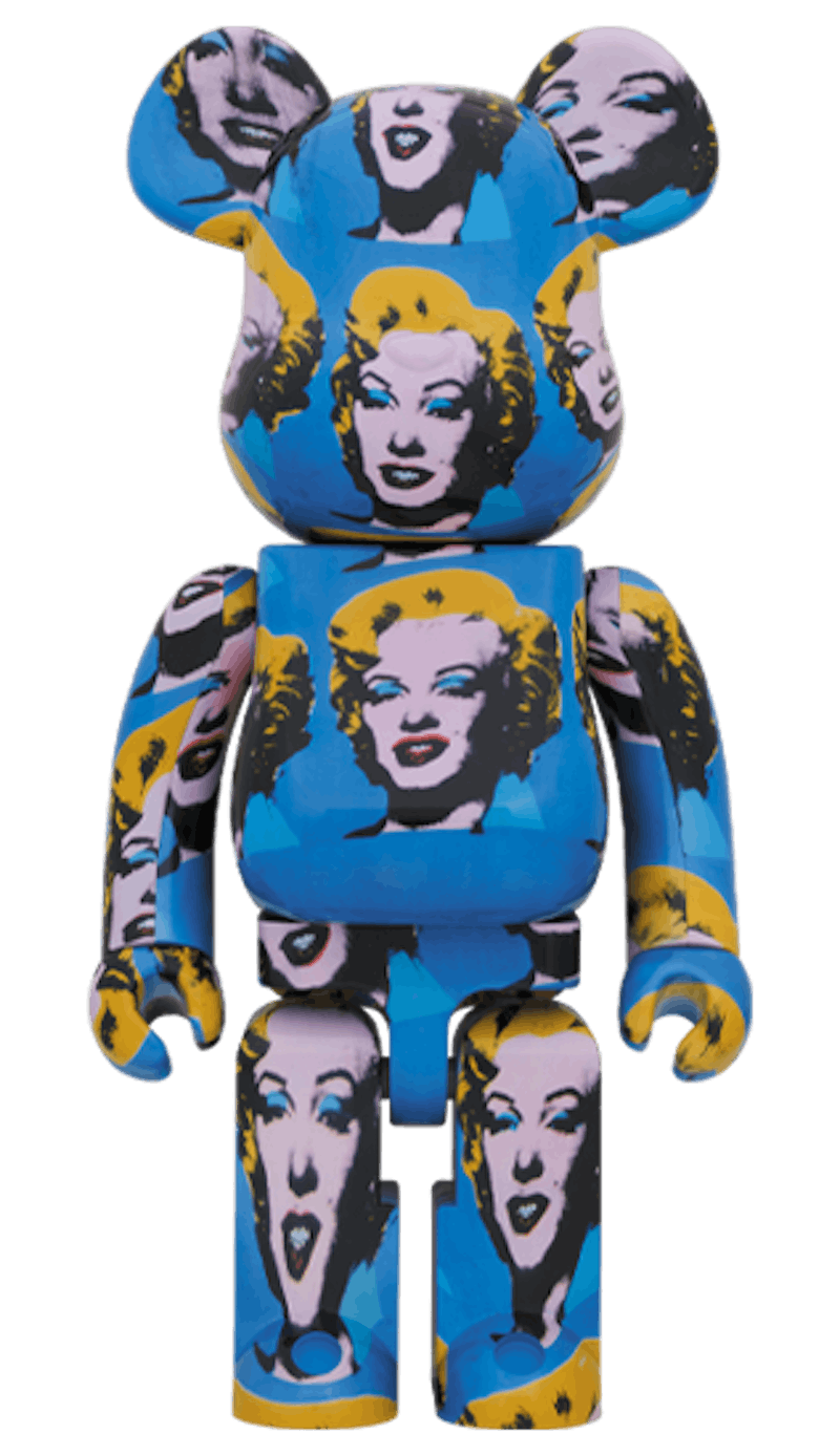 Bearbrick x Andy Warhol x Marilyn Monroe 1000%