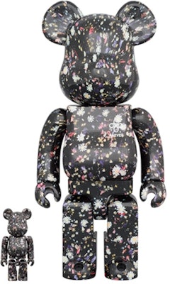 Bearbrick x Anever 100% & 400% Set Black Buy Bearbrick x Anever 100% & 400% Set Black