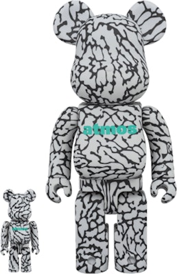 Bearbrick x atmos 100% & 400% Set 'Abu-abu' Buy Bearbrick x atmos 100% & 400% Set 'Abu-abu'