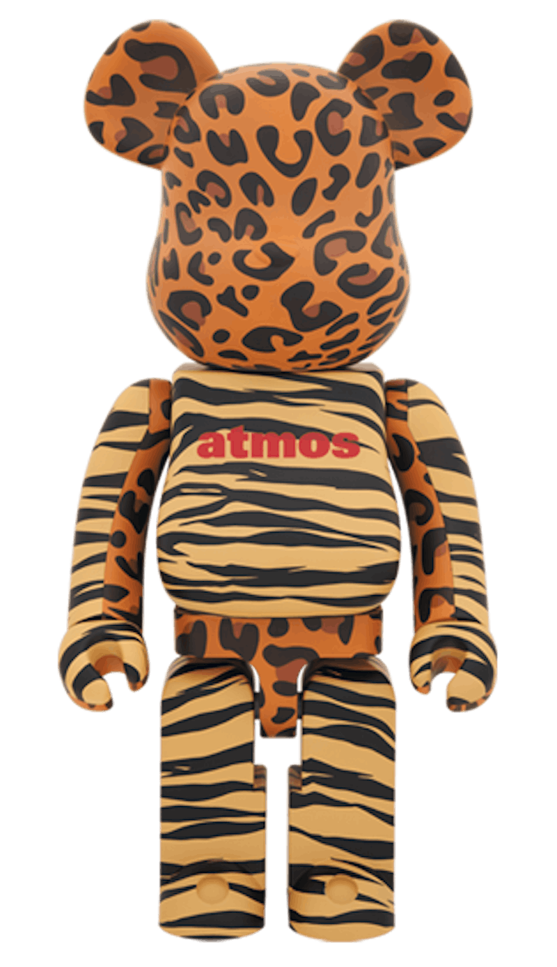 Bearbrick x atmos Animal Print 1000% Multi