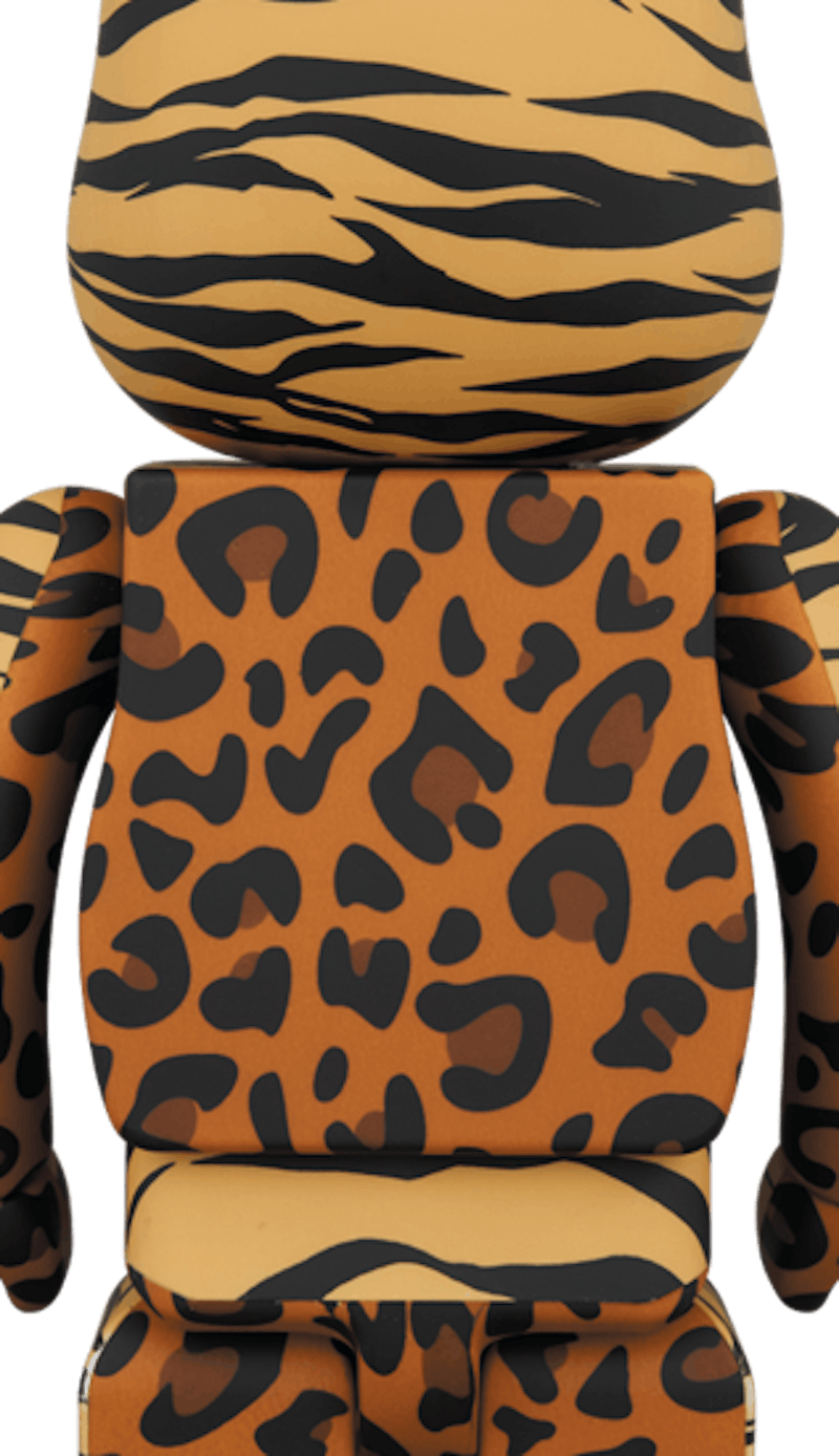 Order Bearbrick x atmos Corak Haiwan 1000% Pelbagai Warna