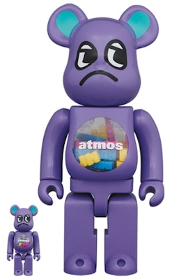 Bearbrick x atmos x Badmood 100% & 400% Set 'Purple' Buy Bearbrick x atmos x Badmood 100% & 400% Set 'Purple'
