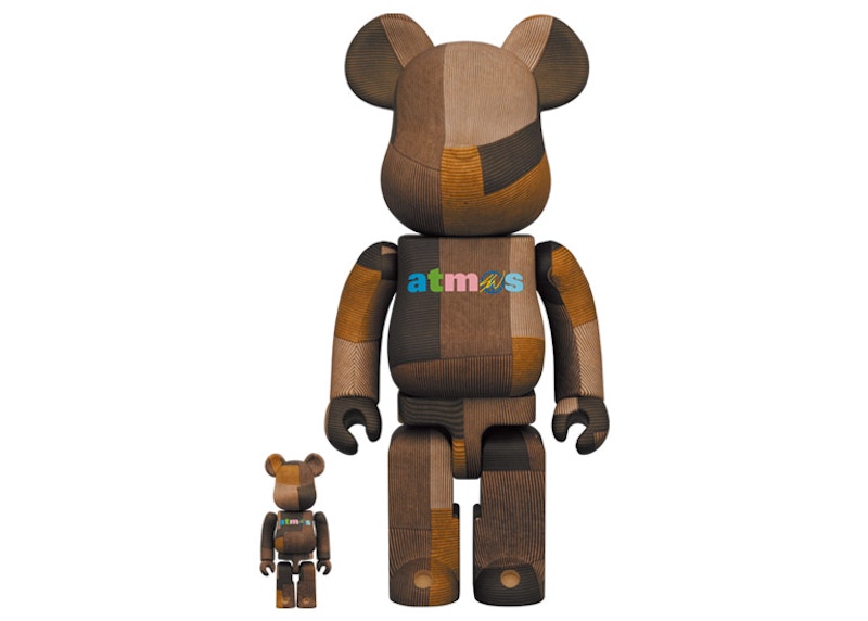 Bearbrick x atmos x Sean Wotherspoon 100% & 400% Set 'Brown'