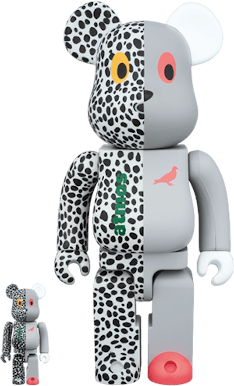 bearbrick-x-atmos-x-staple-100-and-400-set-grey