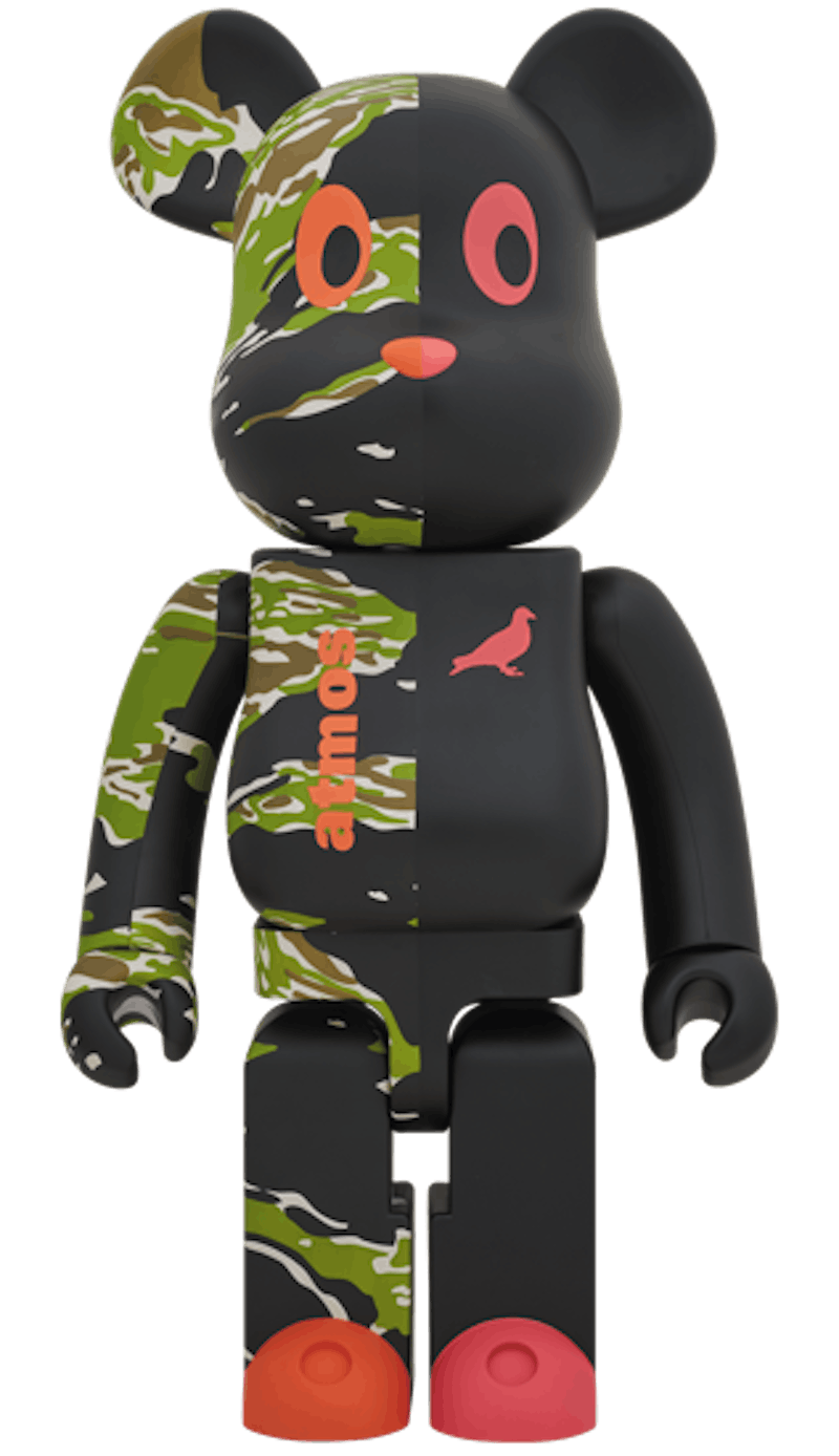 Bearbrick x atmos x Staple #2 1000% Multi