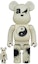 Buy Bearbrick x atmos x Staple #4 100% & 400% 套装夜光 托特风格
