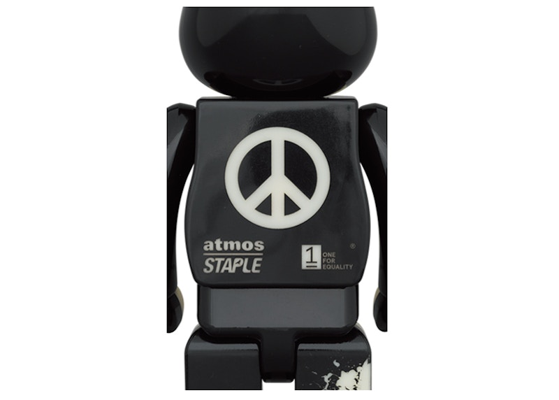 Order Bearbrick x atmos x Staple #4 100% & 400% 套装夜光 托特风格