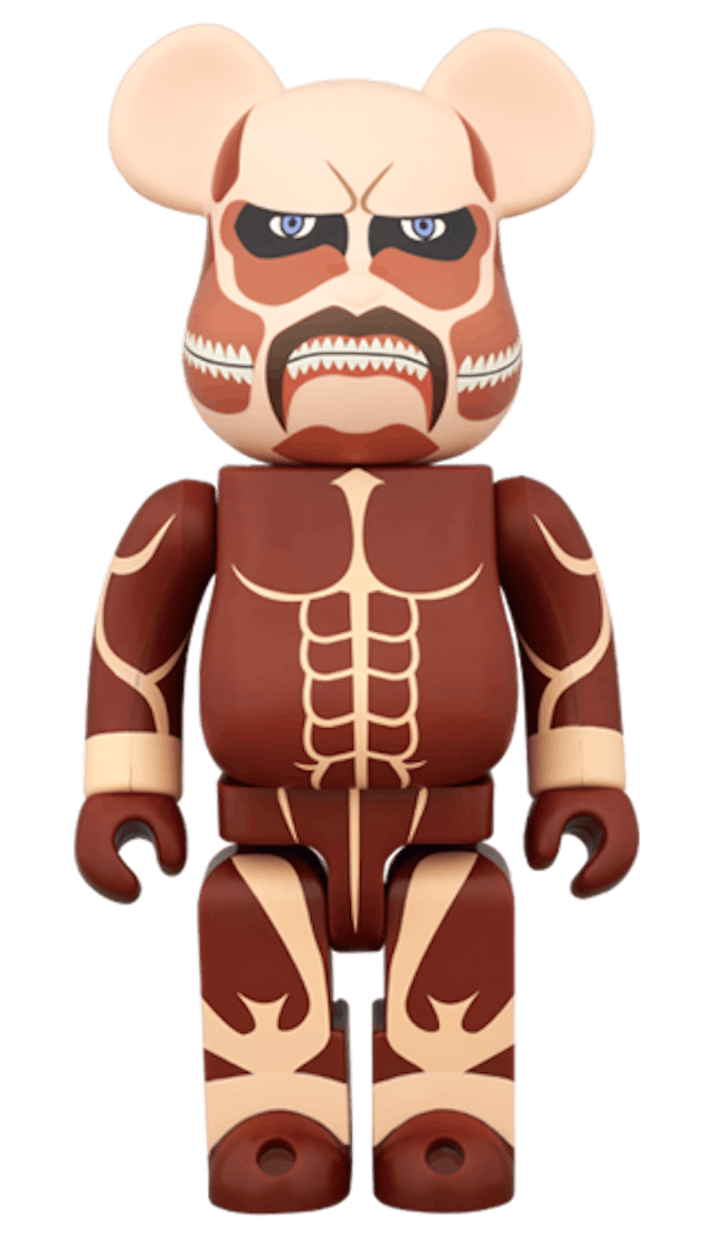 Buy Bearbrick x 進擊的巨人 超大型 1000% 多色版