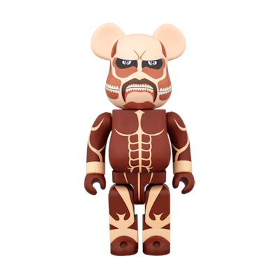 Bearbrick Attack On Titan Colossal 1000% Multi