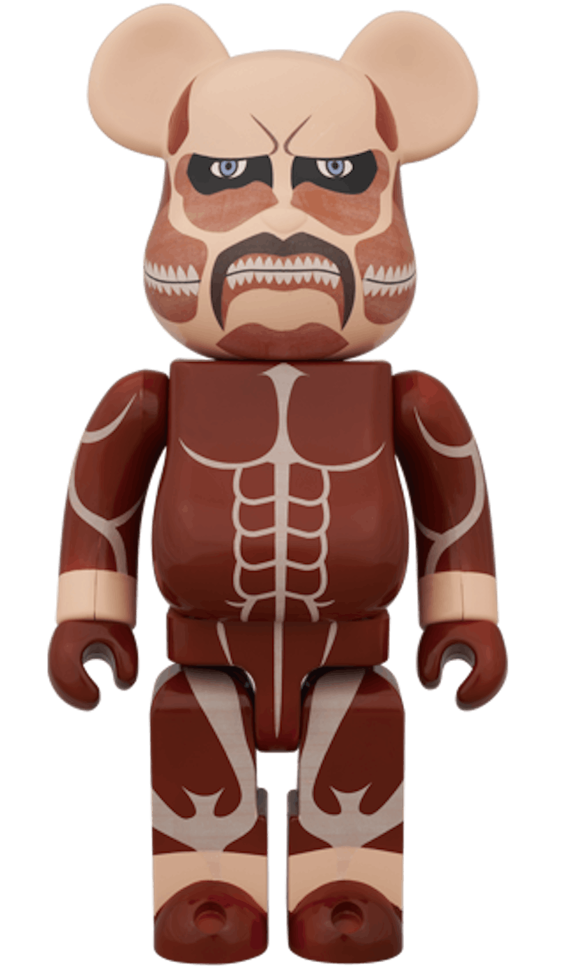 Bearbrick x Attack On Titan Super Large Giant 400%