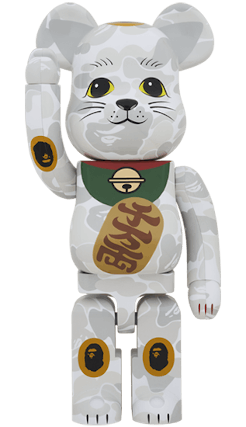 Bearbrick x BAPE (R) Maneki Neko 1000%