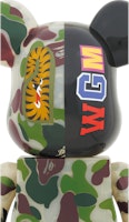 Bearbrick x BAPE ABC Camo Tiburón 1000% Verde Transparente Order Bearbrick x BAPE ABC Camo Tiburón 1000% Verde Transparente