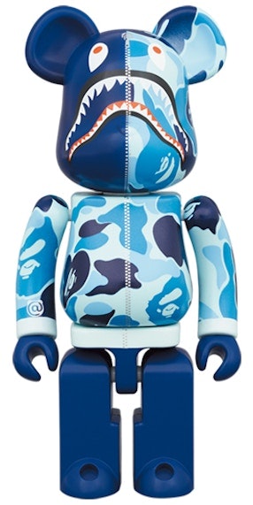 bearbrick-x-bape-abc-camo-shark-chogokin-200-blue