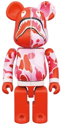 Bearbrick x BAPE ABC Camo Shark Chogokin 200% Pink Buy Bearbrick x BAPE ABC Camo Shark Chogokin 200% Pink