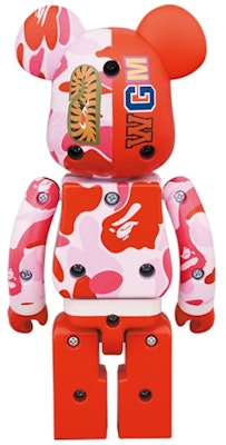 Bearbrick x BAPE ABC Camo Shark Chogokin 200% Pink Order Bearbrick x BAPE ABC Camo Shark Chogokin 200% Pink