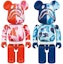 Buy Bearbrick x BAPE ABC Camo Shark Chogokin 200% Set of 2 Pink/Blue