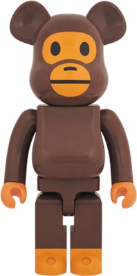 Bearbrick x BAPE Baby Milo 1000% Coklat Buy Bearbrick x BAPE Baby Milo 1000% Coklat