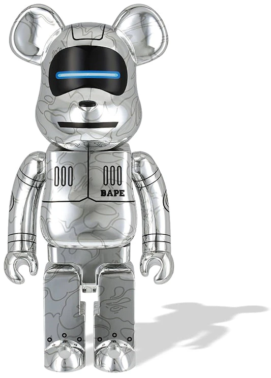 bearbrick-x-bape-baby-milo-x-hajime-sorayama-1000-silver