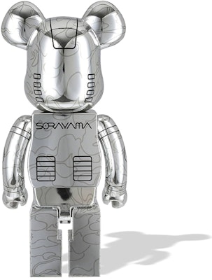 Bearbrick x BAPE Baby Milo x Hajime Sorayama 1000% 'Silver' Lookbook Bearbrick x BAPE Baby Milo x Hajime Sorayama 1000% 'Silver'