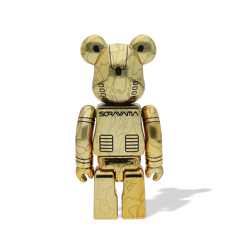 Lookbook Bearbrick x BAPE Baby Milo x 空山基 100% & 400% 套装 '金色'